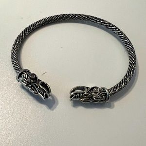 Viking wolf Bracelet, Wolves of Odin Viking Bracelet, Viking Odin bracelet